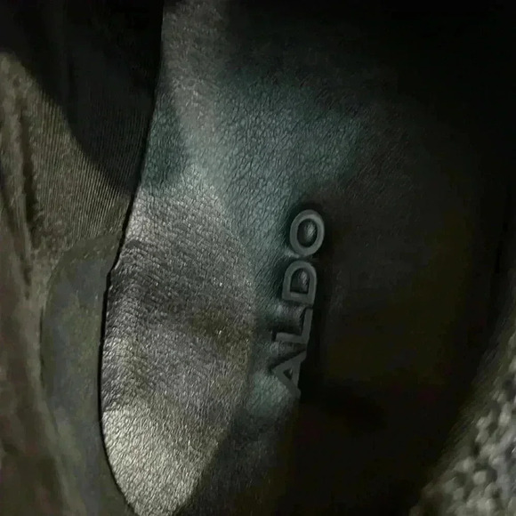 Aldo men’s lace up loafers black/grey size 8. In good preowned condition. - Picture 7 of 9